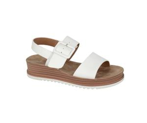 Cipriata Womens/Ladies Orfa Wedge Sandals (8 UK) (White)