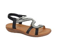 Cipriata Womens/Ladies Serpent Sandals - Black - Black - 9 UK