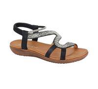 Cipriata Womens/Ladies Serpent Sandals Black 7 UK