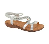Cipriata Womens/Ladies Serpent Sandals - Silver - Silver - 5 UK