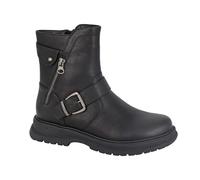 Cipriata Womens/Ladies Tilda PU Biker Boots DF2291