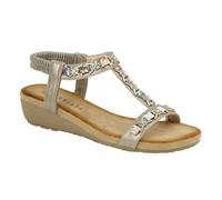 Cipriata Women's Lia Sandals - Pewter - Pewter - 6 UK - 100% Mixed