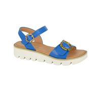 Cipriata Womens Mimi Wedge Sandals - Blue - Blue - 7 UK - 100% Mixed