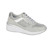Cipriata Women's Novelia Animal Print Trainers - Silver/White - 7 UK - Silver/White - 100% Mixed