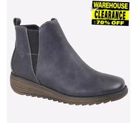 Ciprita Debora Womens Casual Fashion Designer Formal Dress Ankle Boots Navy