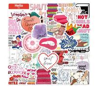 Cipszoely 120 PCS Multicolor Cartoon Bookish Stickers, Waterproof Vinyl Decals for Laptop, Skateboard, Scrapbook, Computer, Water Bottle, Luggage, Helmet, Bike, Car