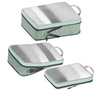 Cipway Compression Travel Packing Cubes,Mesh Design Lightweight Travel Bags Organiser for Backpack Suitcases Home Storage(Sage green 3pcs)