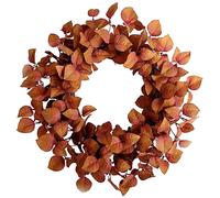 CIR OASES 20-inch maple leaf Fall wreath Artificial Fall wreath Front door hallway living room Decoration Wreaths Holiday celebration Harvest Decoration