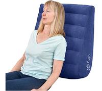 Circa Air Inflatable Wedge Pillow for Traveling - Travel Wedge Pillow for Sleeping. Extra Wide 27" Portable Bed Wedge Pillows for Sleep Apnea, Acid Reflux, Leg, Back and Knee Support, Blow up Wedge