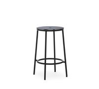Circa Bar Stool H65 Black/Black Aluminium