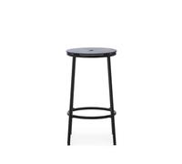 Circa Bar Stool H65 Black/Black Oak