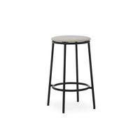 Circa Bar Stool H65 Upholstered Black/MLF20 Sand