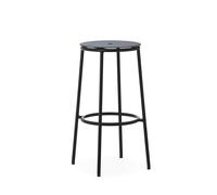 Circa Bar Stool H75 Black/Black Aluminium