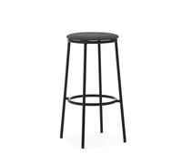Circa Bar Stool H75 Upholstered Black/MLF16 Black