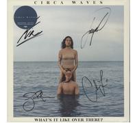 Circa Waves What's It Like Over There? - Dark Blue With White Marble Vinyl - Sealed UK Autographed vinyl LP album record PROINC001VC Prolifica 2019