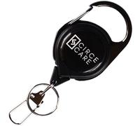 CIRCE CARE Retractable Multitool Holder - Heavy Duty Keychain, Carabiner Badge Holder, Pee Cloth Holder, Fly Fishing Tool Zinger Retractor with Key Ring & Buckle
