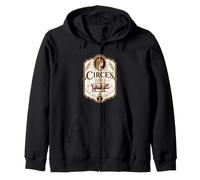 Circe's BBQ Greek Mythology Pitmaster Odyssey Humor Zip Hoodie