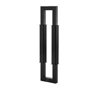 CIRCIR Barn Door Pull Handle Front Door Pulls Glass Door Pulls Frameless Shower Doors,Long Base Gate Handle,Two Sided Design(Black#1,Length 150cm(59.1inch))