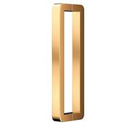 CIRCIR Glass Shower Gate Push Pull Bar,Barn Office Sliding Door Handles - Double Sided H Shape, Stainless Steel, Modern Square Tube(Gold,72.5cm/28.5in)