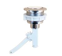 CIRCIR Toilet Flush Valves 1pc Older Toilet Universal Flush Toilet Cistern Tank Single Push Button Flush 38mm Mounting Hole Plastic Toilet Tank Button
