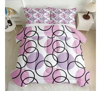 Circle Abstract Single Coverless Duvet Set All-Season 7.5 tog 3D