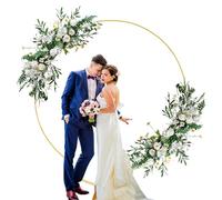 Circle Arch,Garland Base Frame | Balloon Ring Stand Circle - for Celebration, Birthday Ceremony Garden Festival Stage