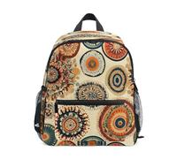 Circle Aztek Geometry Pattern Toddler Backpack, Boy Backpack Preschool Bag Kindergarten Schoolbag Nursery Travel Bag for Girl