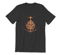 Circle Casual Tshirt Elden Ring Game Creative Streetwear Casual T Shirt Men Tee Clothes Black L