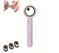 Circle Cat Eye Magnet,Strong Ring Magnet for Nails,Portable Hollow Circular Nail Art Tool for Cat Eye Gel Polish Home DIY Beginners Nail Artists