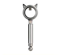 Circle Cat Eye Magnets for Cat Eye Gel Polish with Magnetic Beads, Beginner-friendly Nail Magnet Tools for Ring Effects, Home DIY and Salon Nail Art (Silver)