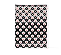 Circle Cherry Decor Book Lovers Gifts Waterproof Book Sleeve Books Pouch Books Protector with Zipper and Front Pocket Bookish Gifts Cover Case for Women Girl Teacher Reading Accessories Christmas