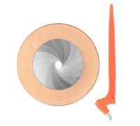 Circle Drawing Maker Rotary Circle Template Adjustable Round Scribing Tool with Carving for Artists Engineers Designers Crafters Made of Aluminum Alloy 304 Stainless Steel 4.92