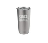 Circle Enthusiast - Funny Pi Day Math Lover Stainless Steel Insulated Tumbler