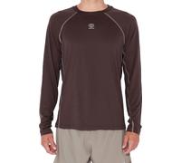 Circle - Fine wool T-shirt - Men's - Aerowool Men Long Sleeve T-Shirt - Aerowool Men Long Sleeve T-Shirt Forest Bark for Men in Wool - Size M - Brown Brown M