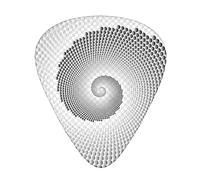 Circle Halftone Guitar Pick 12 Picks Fashion Durable Bass Plectrums In A Box For Ukulele Electric Guitar Bass