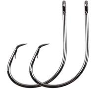 Circle Hooks Fishing,60pcs/100pcs High Carbon Steel Saltwater Fishing Hooks in-Line Straight Eye Octopus Hook Suicide Bait Jig Hooks (8/0-60 Pack)