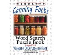 Circle It, Canning Facts, Word Search, Puzzle Book