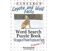 Circle It, Coyote and Wolf Facts, Pocket Size, Word Search, Puzzle Book
