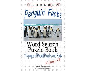 Circle It, Penguin Facts, Word Search, Puzzle Book
