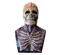 Circle Leader Mask Skeleton Latest for 2021 Creative Introduction Biochemical The GIF Mask Realistic Print (Multicoloured, One Size)