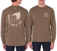 Circle - Lightweight, breathable trail running T-shirt - Unisex - Feel Good CAF LS T-Shirt 2.0 Clay - Feel Good CAF LS T-Shirt 2.0 Clay for Men in Recycled Polyester - Size M - Brown Brown M
