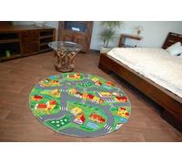 Circle Little Rug RUGSX Multi 100cm diameter