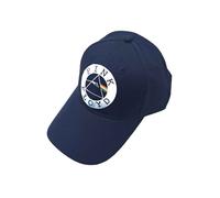 Circle Logo Strapback Baseball Cap Pink Navy One Size