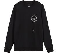 Circle - Men's Comfort Sweatshirt - Crew Neck Get Lucky M Onyx Black for Men - Size L Black L