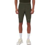 Circle - Men's trail running compression Cycling shorts - Hit The Road Compressive Shorts Moss for Men - Size S - Green Green S