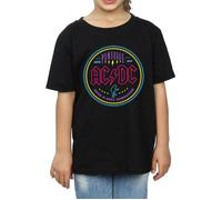 Circle Neon Cotton T-Shirt AC/DC Black 5-6 Years