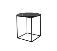Circle Occasional Coffee Table Black