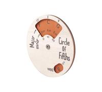 Circle of Fifths Wheel, Fifth Degree Circle Wooden Melody Tool Chord Wheel Music Theory Learning Tool Accessories for Beginners Musicians