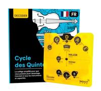 Circle of Fifths Wheel & French Music Theory Book - Cercle des Quintes for All Levels - Back to School Music Learning Tool - Learn Chords, Keys & Progressions - Write More, Play More, Master Music