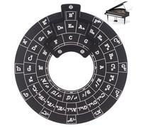 Circle of Fifths Wheel - Guitar Learning Tools, Musical Melody Chord Tool | Fretboard Notes and Guitar Theory, Musical Educational Tool for Songwriters, Notes, Chords, Key Signature